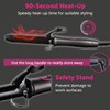 Carmen C81068 Neon 25mm Curling Tong with Keratin-Infused Coating, 90-Second