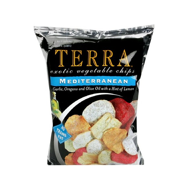 Terra Mediterranean Exotic Vegetable Chips, 6.8 Ounce Bags (Pack of 12)