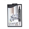 Graph'it Pack of 12 Double Ended Alcohol Based Markers Mix