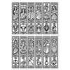 CHGCRAFT Flower Illustrations Style Clear Stamps Silicone Stamp Seal for