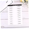 OHPHCALL 6d Realistic Eyebrow Sticker Set Long Lasting Artificial Brow