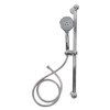 Shower Slide Rail Set 360° Rotation Adjustable Height with 1.5m