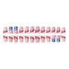 24Pcs 4th Of July Press On Nails Duck Fake Nails