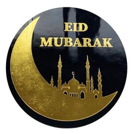 2 inch 60 Pcs Eid Mubarak Stickers for Ramadan Decoration
