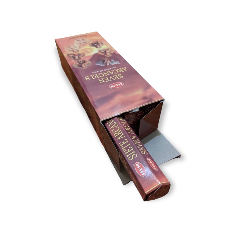 Hem Seven Arcangels Incense Sticks (Retail Box, 6 Hex Tubes,