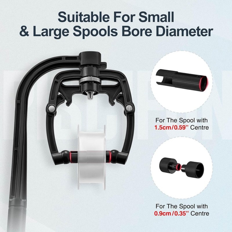 Fishing Line Winder Spooler Machine Spinning Reel Spool Spooling Station