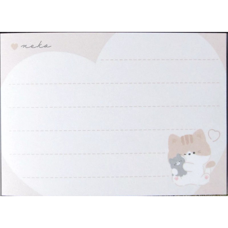 Kamio With You Animal (Neko Cat) Mini Memo Pad~KAWAII!!
