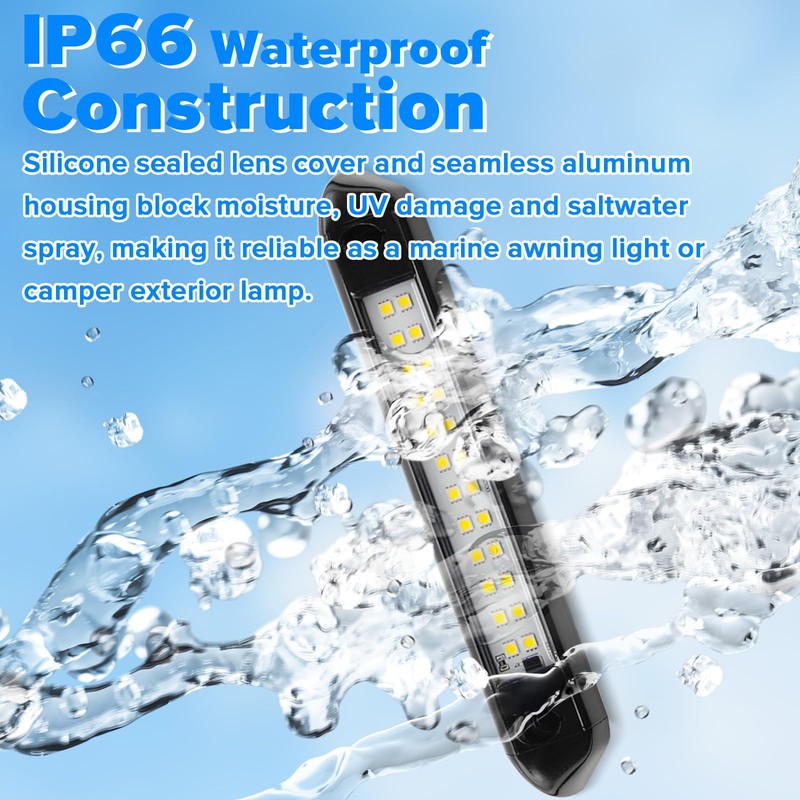 RV Lights Exterior 12V RV Porch Light 12 Volt LED