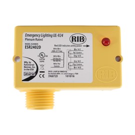 Functional Devices ESR2402D RIB Enclosed Lighting Relay, 10A DPDT, 208-277V Coil