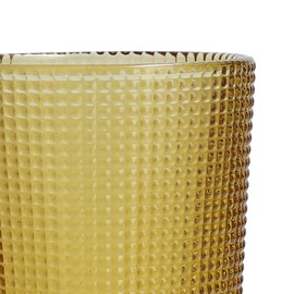 Fortessa Malcolm Iced Beverage Coctail Glass, 15-Ounce, Amber