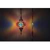 Asylove Turkish Mosaic Ceiling Lamps, Moroccan Pendant Lighting, Handmade Mosaic