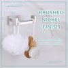 APLusee Square Double Towel Hook, 304 Stainless Steel Dual Coat