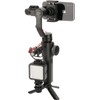 Triple Cold Shoe Mount Gimbal Extension Bracket, Universal Mic Stand