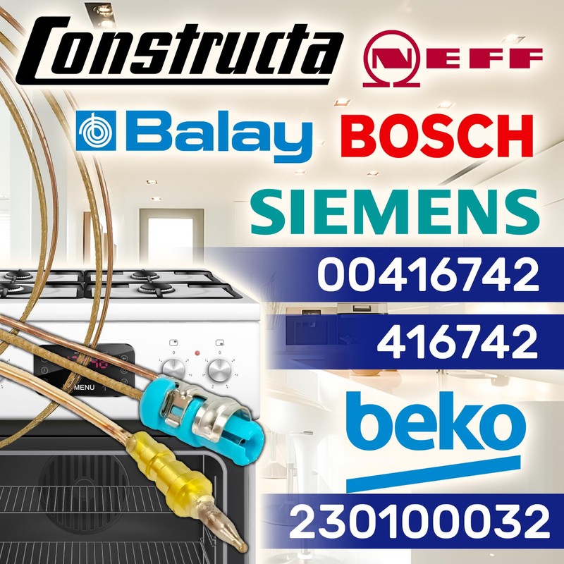 Thermocouple for Gas Cooker 520 mm with the Original Code