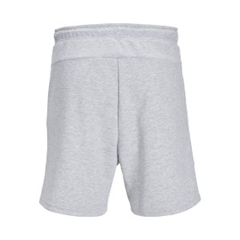 JACK & JONES Men's Jpstgordon Jjair Sweat Bex Sn Shorts, Light Grey Mix