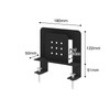Toyoda Products CMS-1 Clamp Type Menu Book Stand, Menu Pocket,