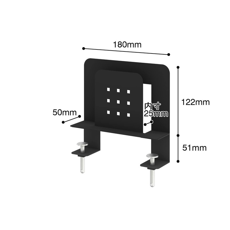 Toyoda Products CMS-1 Clamp Type Menu Book Stand, Menu Pocket,
