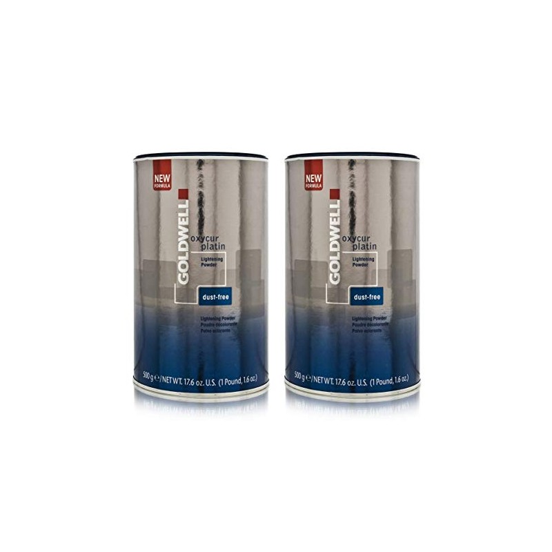 Goldwell 2 Pack Goldwell Oxycur Platinum Dustfree Bleach 500 g