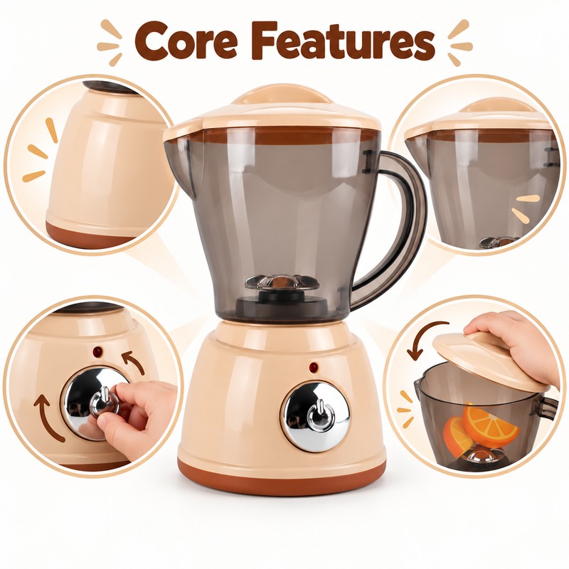 Pretend Kitchen Appliance Toy for Kids – Choose Juicer or
