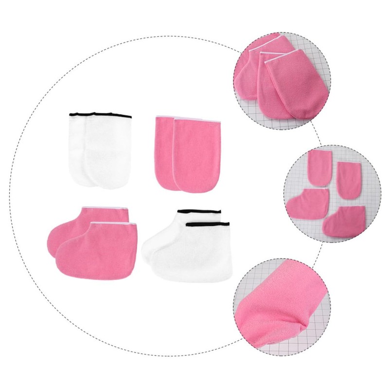 IWOWHERO Manicure Foot Cover 2 Pack Foot Membrane Covers Wax
