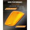 cciyu 5x Cab Marker Light Amber Top Roof Running Light/Cover