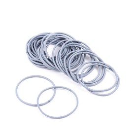 Bomine Elastic Hair Ties Rubber Hair Bands Rope Hair Rings for Women and Girls 100PCS (Blue)