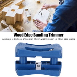 POCREATION Recortadora de Bandas, Plástico PVC Contrachapado Melamina Cortador de Banda de Máquina Manual de Corte de Bandas de Suministro de Accesorios de carpintería