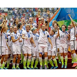 USA Women's Soccer Team USNWT 8x10 Photo 2015 FIFA World Cup Champions