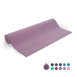 Everyday Yoga Non Slip Exercise & Fitness Mat - Eco Friendly, Anti-Tear, 3-7mm Thickness for Yoga, Pilates & Floor Workouts - Lilac