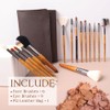 Juego de Brochas de Maquillaje 15 Piezas de Brochas de
