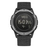 Outdoor Sports Watch Carbon Fiber Case Water Resistant Multifunctional Wristwatch