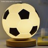 Soccer 3D Lamp Night Light with Remote Control Timer Soft