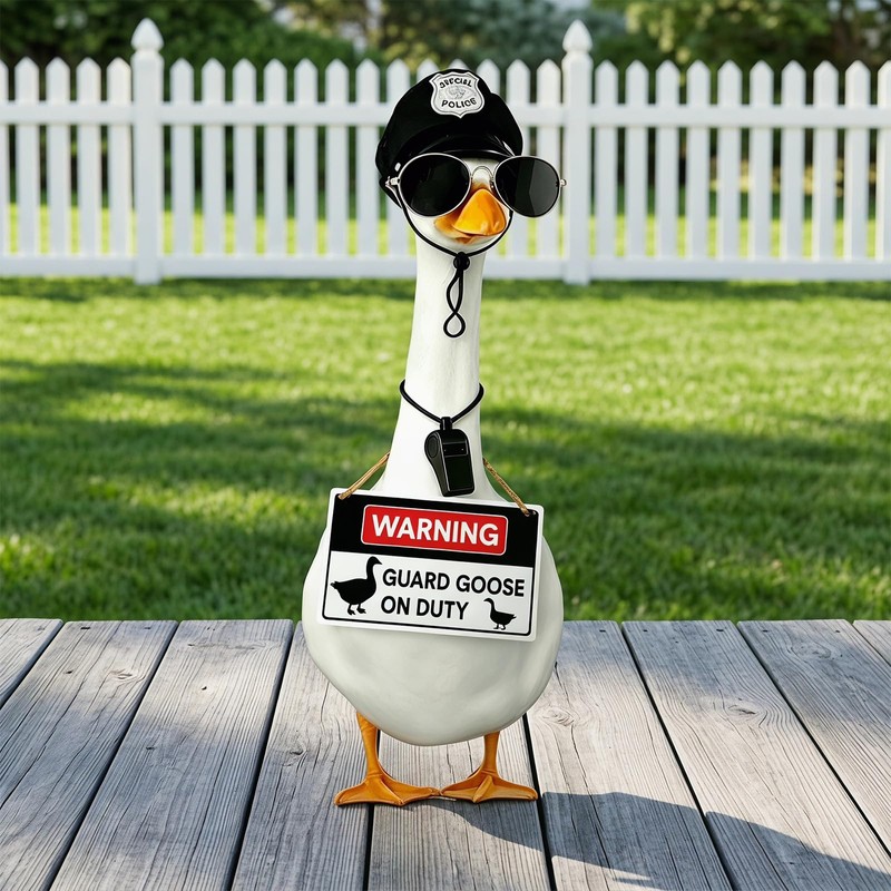 4 Pcs Guard Porch Goose Outfits for 17/23 Inch Lawn