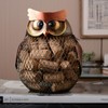 SEINHIJO Wine Cork Holder Statue Sculpture Owl Figures Modern Decor