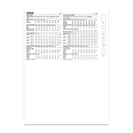 Simplicity Misses' Skirts Sewing Pattern Kit, Code S9648, Sizes 8-10-12-14-16, Multicolor
