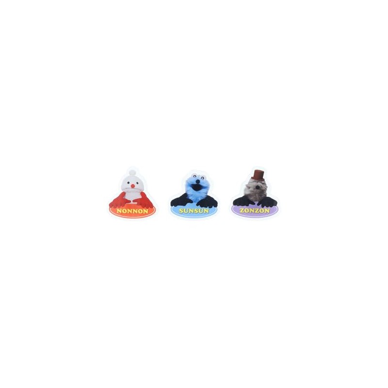 Sun-Star Stationery S3626415 Puppet Song, Goods, Clips, Set of 3,