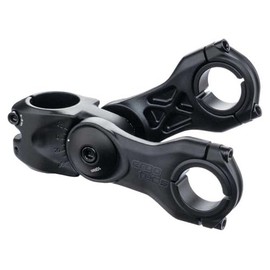 ergotec Ahead Stem Octopus Twin Handlebar Clamp Diameter: 25.4 mm | Output: 104 mm | Black Sandge