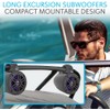 Waterproof Marine Wakeboard Tower Speakers - 4 Inch Dual Subwoofer