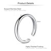 Mayhoop Vintage Toe Rings for Men Surgical Steels Adjustable Open