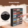 SANFURNEY 51-Slot Cassette Tape Storage, Desktop Rack Audio Tape Organizer,