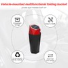 Osilly Car Trash Can with Lid, Diamond Design Small Portable