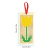 Wooden Bookmark Cross Stitch Kits, 5 Pack Embroidery Starter Kit