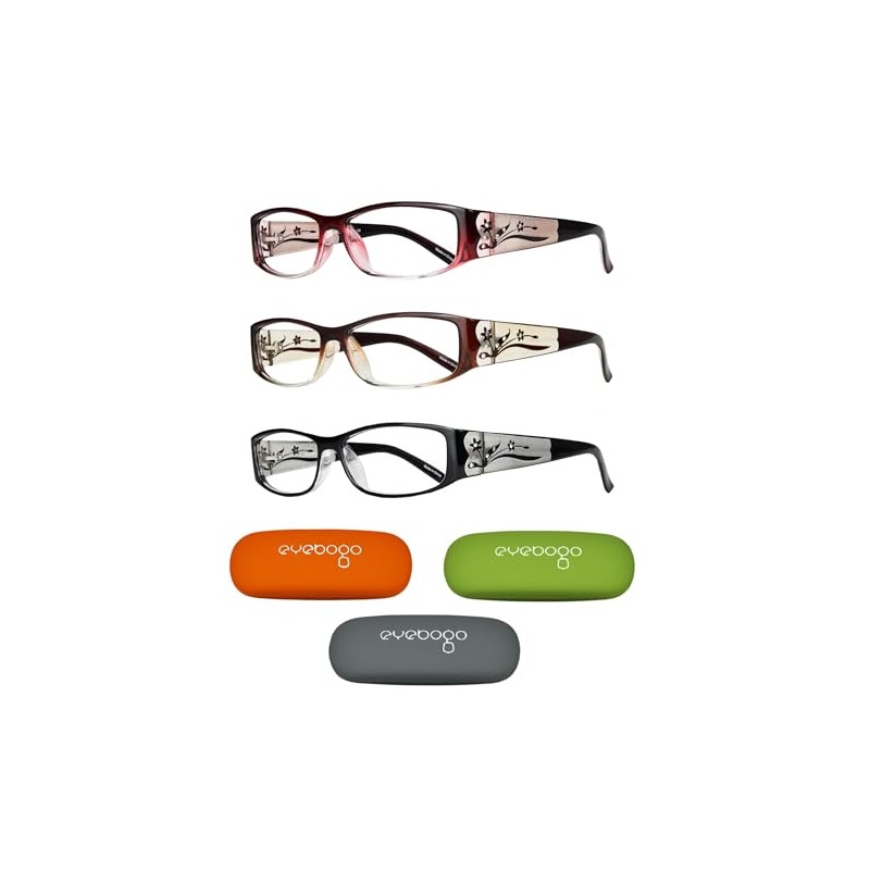 EYEBOGO Kaylee Stylish Reading Glasses for Women, Readers for Women,