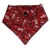 Sweater Dogs on Red Dog Bandana (Large)