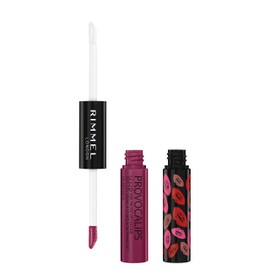Rimmel London Provocalips 16hr Kiss-Proof Lip Color - Two-Step Liquid Lipstick to Lock in Color and Shine - 230 Kiss Fatal, .14 fl.oz.