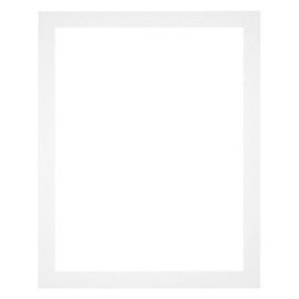 yd. Mount 25 x 30 cm / 19 x 24 cm Cardboard White Edge 3 cm Straight