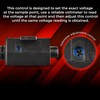 DS18 BKVTR Universal Bass Knob with Volt Meter and Temperature