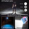 COMANYI Electric Lighter Waterproof Transparent Plasma Arc Lighter with LED