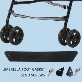 Black (37cm) Stroller Footrest Replacement Adjustable Stroller Extension Footboard Strollers and Accessories for Babies Pushchair Seat Liners, Baby Stroller Connectors, Stroller Connectors