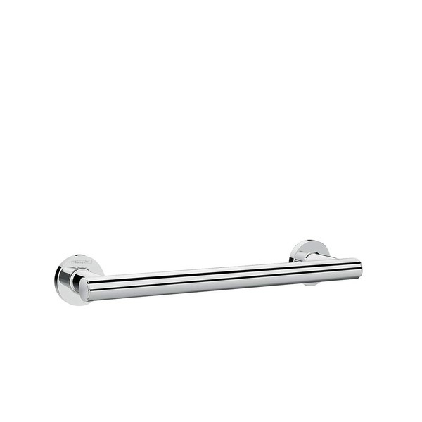 hansgrohe -Towel Bar, 12" 14-inch Modern Bar in Chrome, 41713000